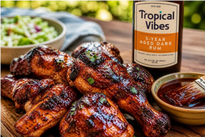 Tropical Vibes Dark Rum BBQ Sauce
