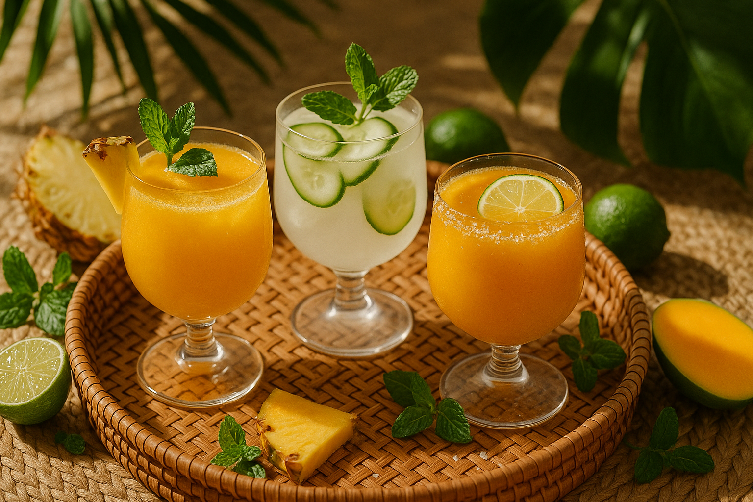 Best Tropical Mocktails for a Laid-Back Evening