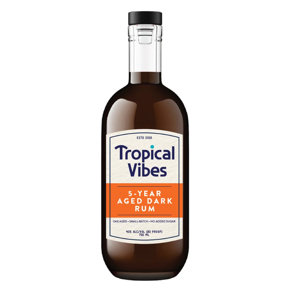Tropical Vibes 5-Year Aged Dark Rum (750 ml)