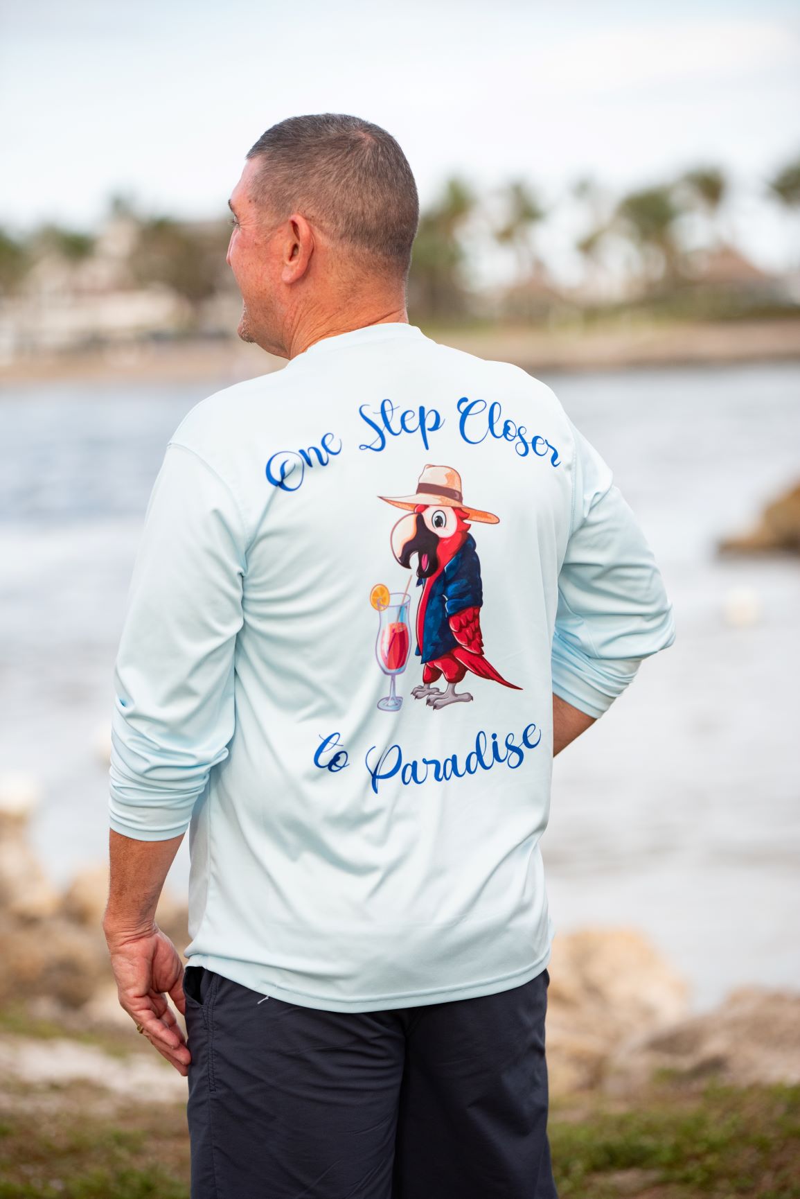 Men’s UPF 50+ Long Sleeve Shirt – Lightweight, Quick-Dry, Made in the USA