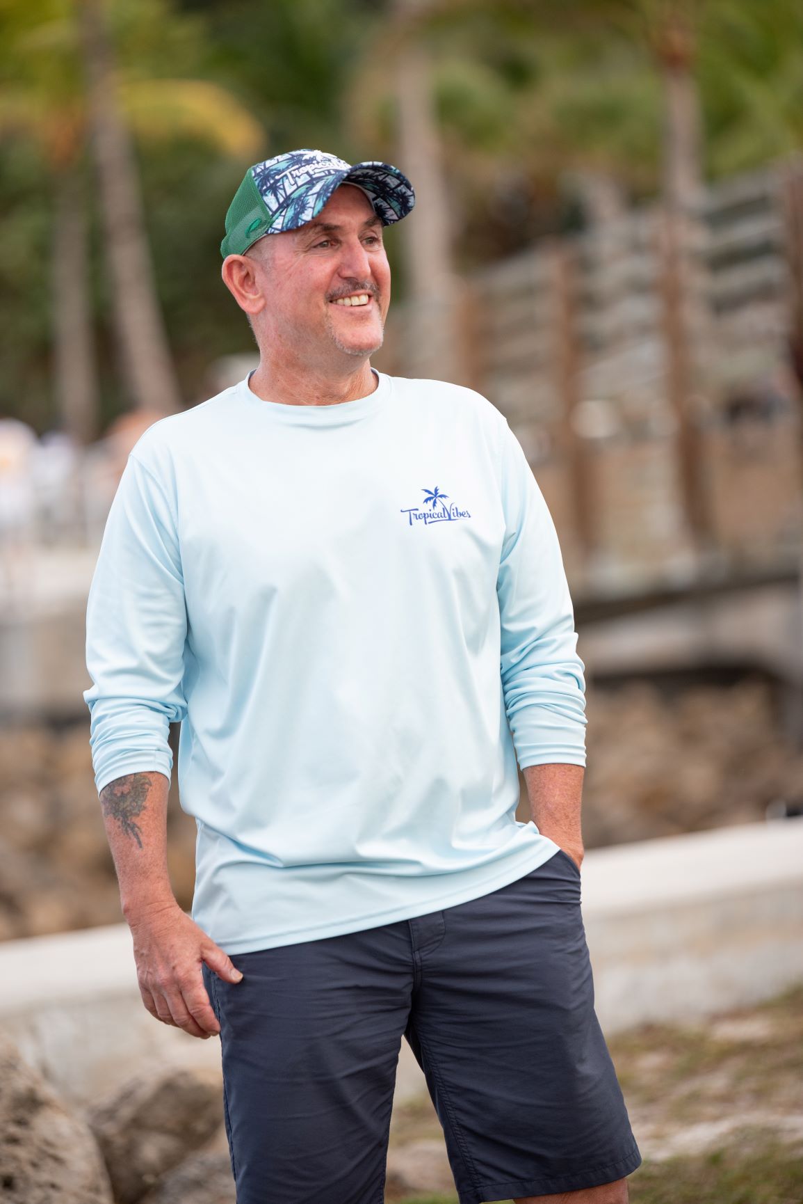 Men’s UPF 50+ Long Sleeve Shirt – Lightweight, Quick-Dry, Made in the USA