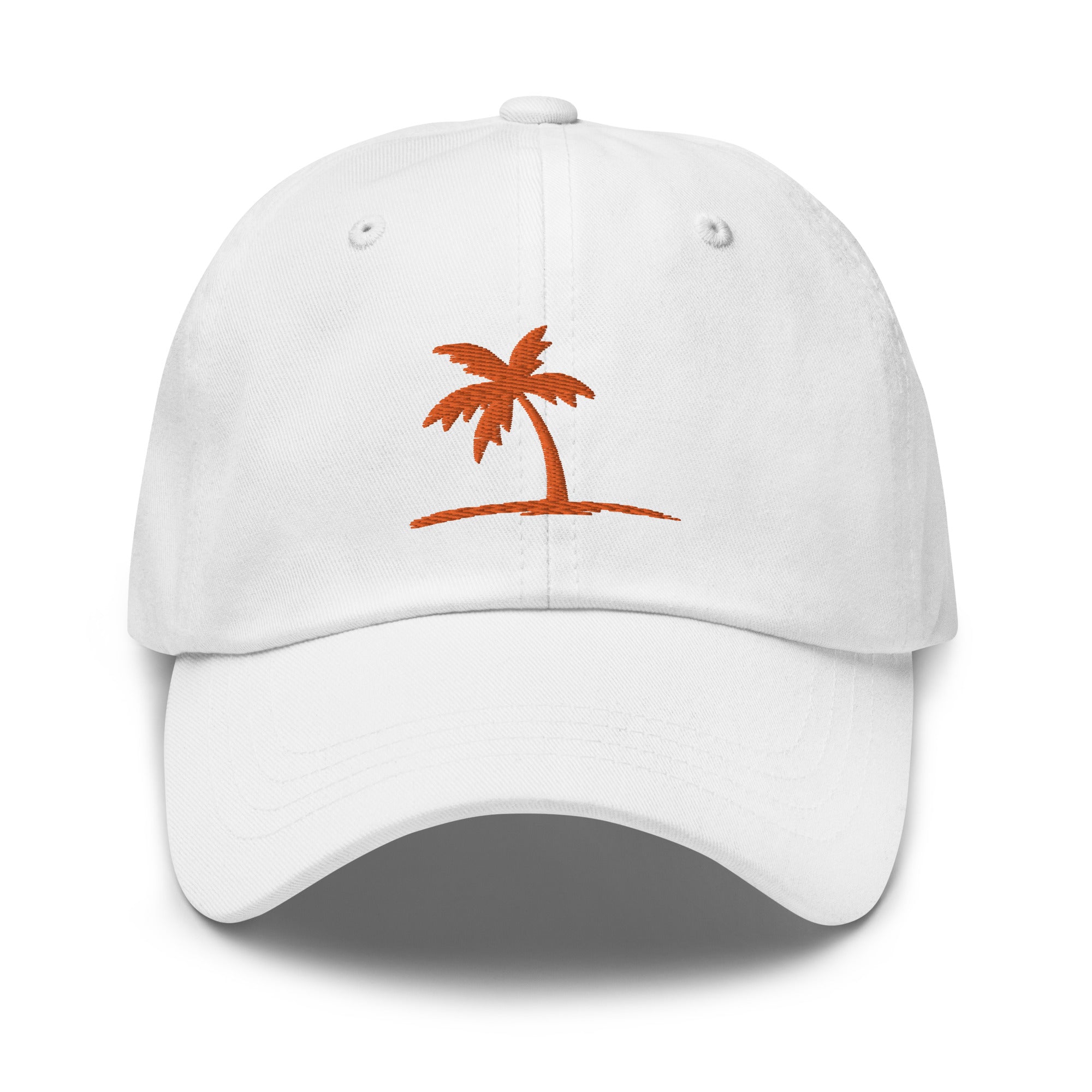 Women’s Baseball Cap – Embroidered Palm Logo (Orange Thread)