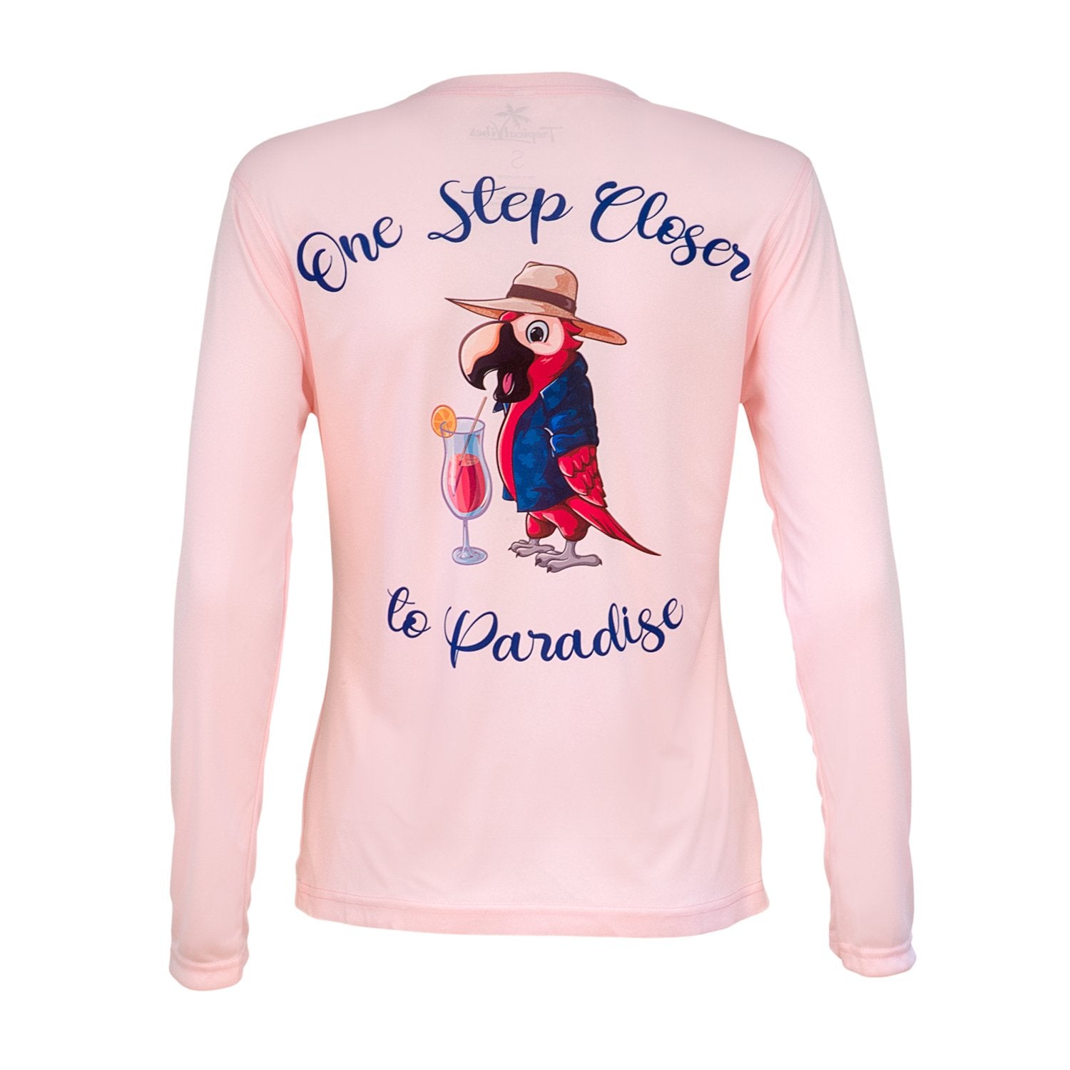 Women’s UPF 50+ Long Sleeve Shirt – Lightweight, Quick-Dry, Made in the USA (Pink)