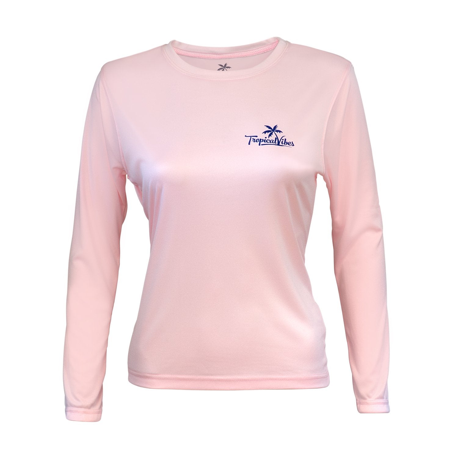 Women’s UPF 50+ Long Sleeve Shirt – Lightweight, Quick-Dry, Made in the USA (Pink)