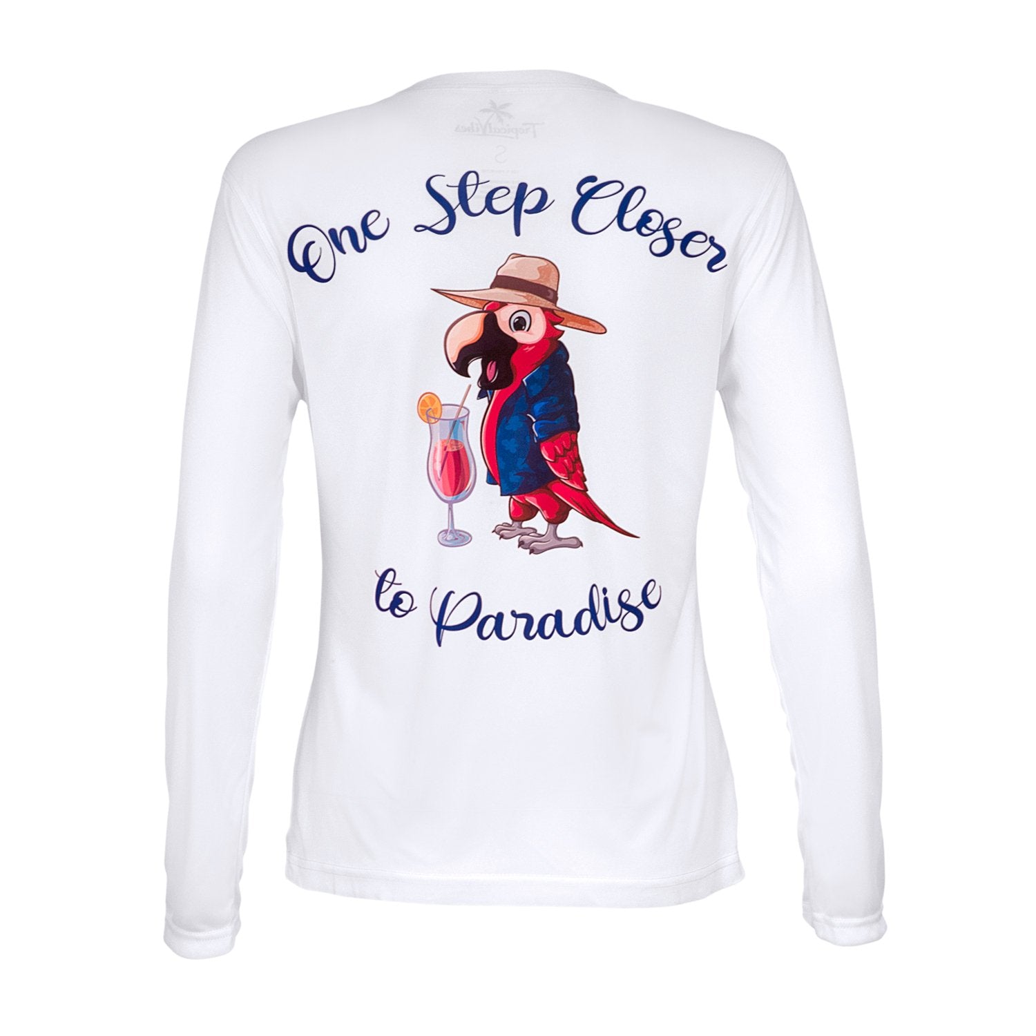 Women’s UPF 50+ Long Sleeve Shirt – Lightweight, Quick-Dry, Made in the USA (White)