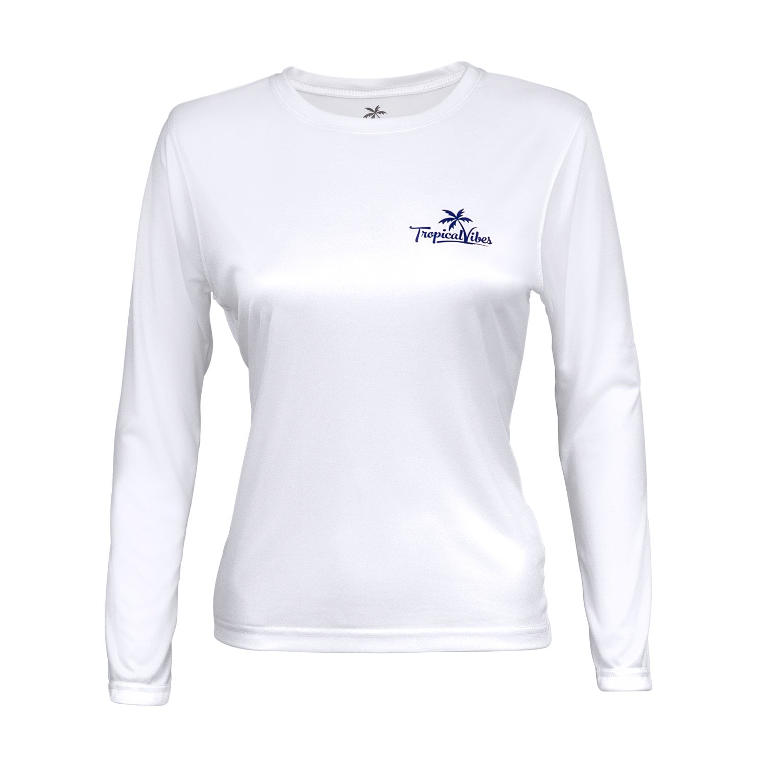 Women’s UPF 50+ Long Sleeve Shirt – Lightweight, Quick-Dry, Made in the USA (White)