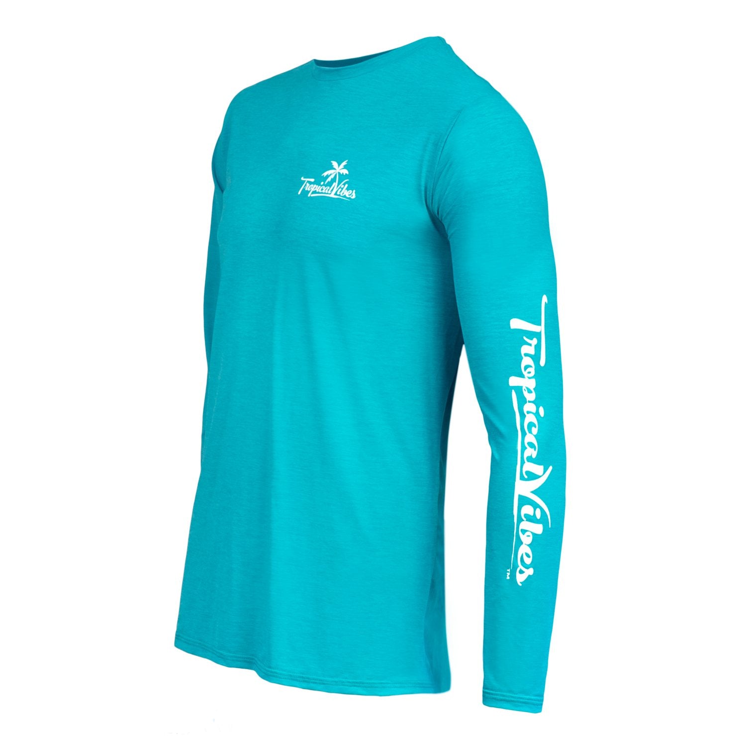 Men’s UPF 30+ Long Sleeve Shirt – Lightweight, Quick-Dry, Teal Green
