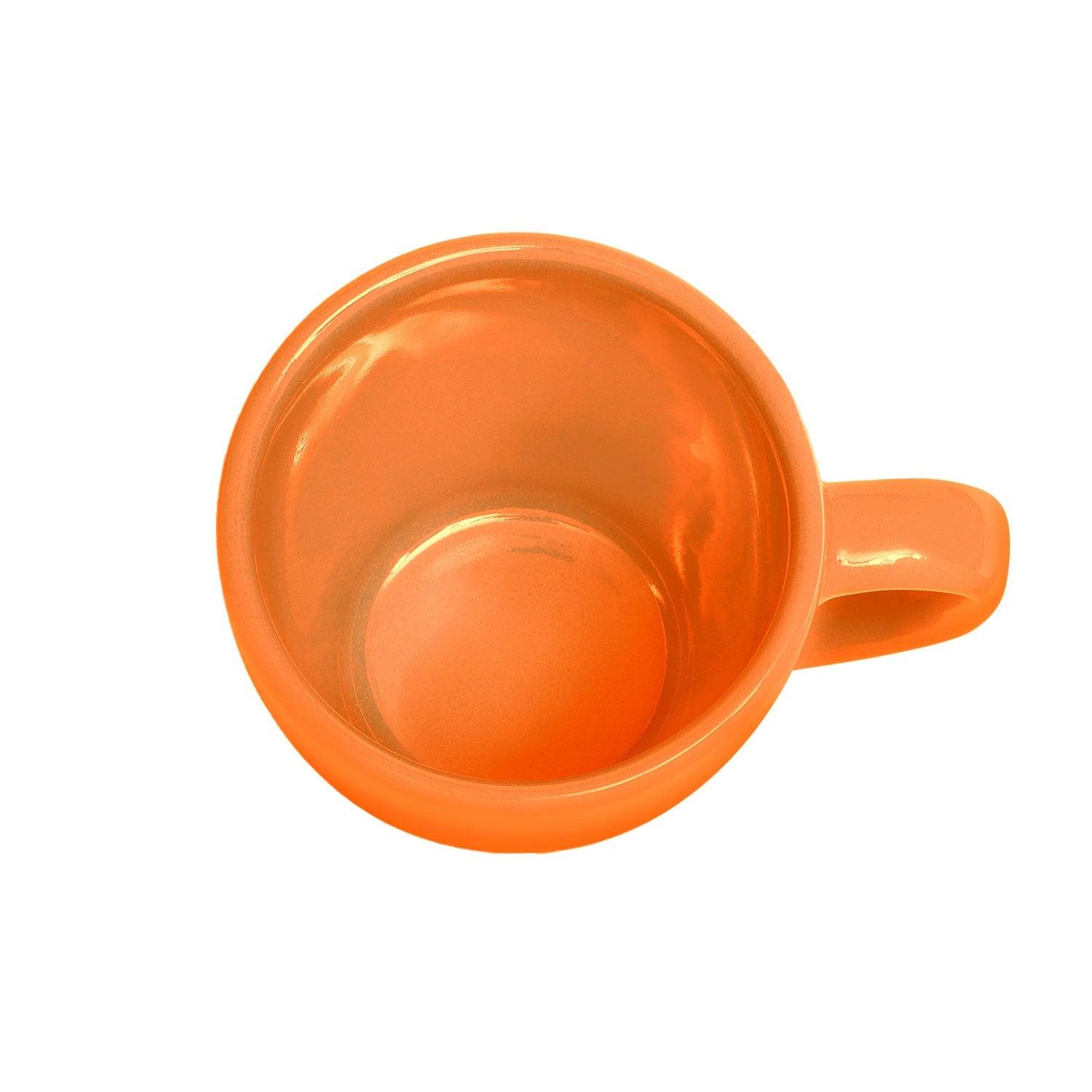 USA-Made 14 oz. Orange Mug – Tropical Vibes Coffee & Tea Cup