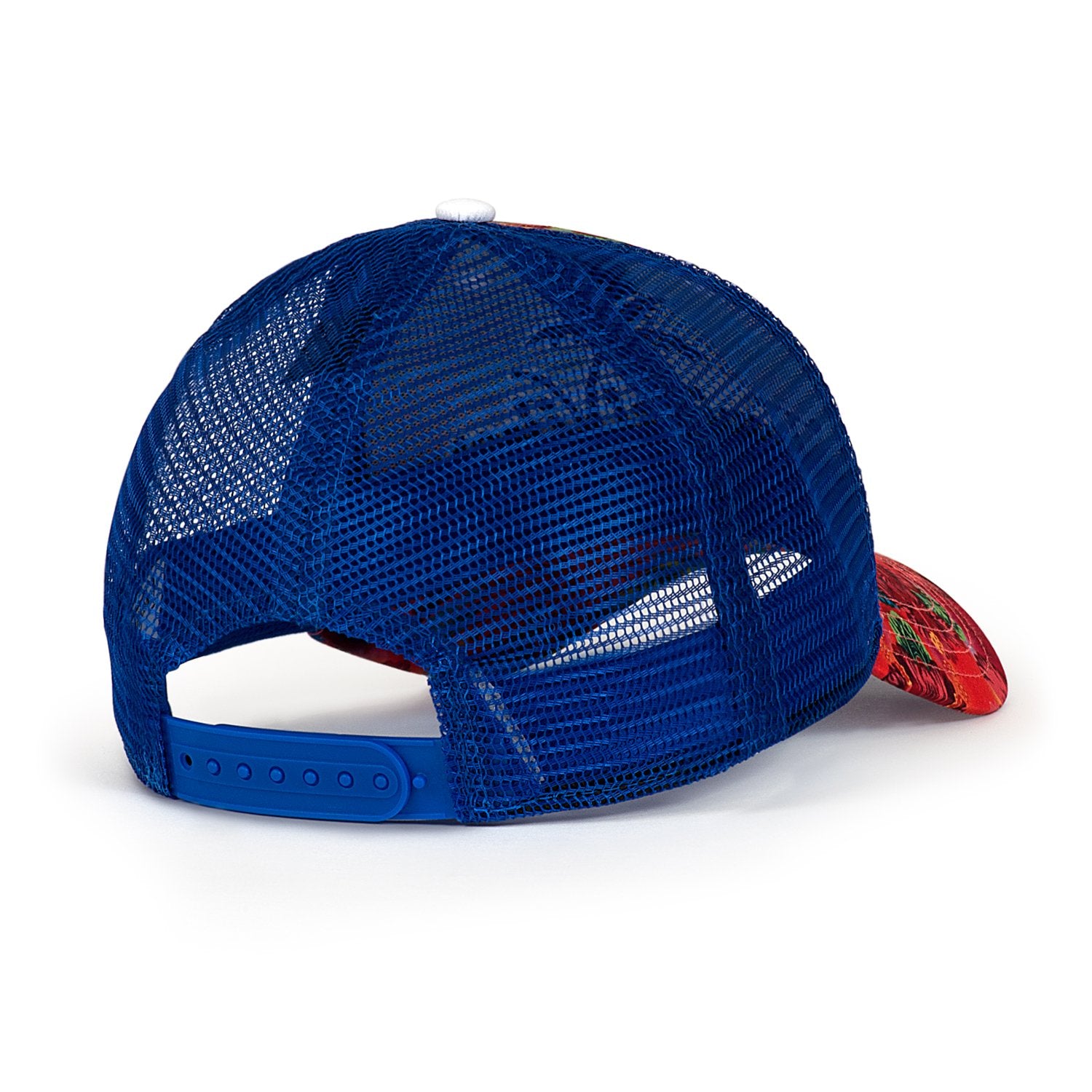 Structured Mesh Snapback Hat – UPF 50, Multicolor Pattern, Unisex