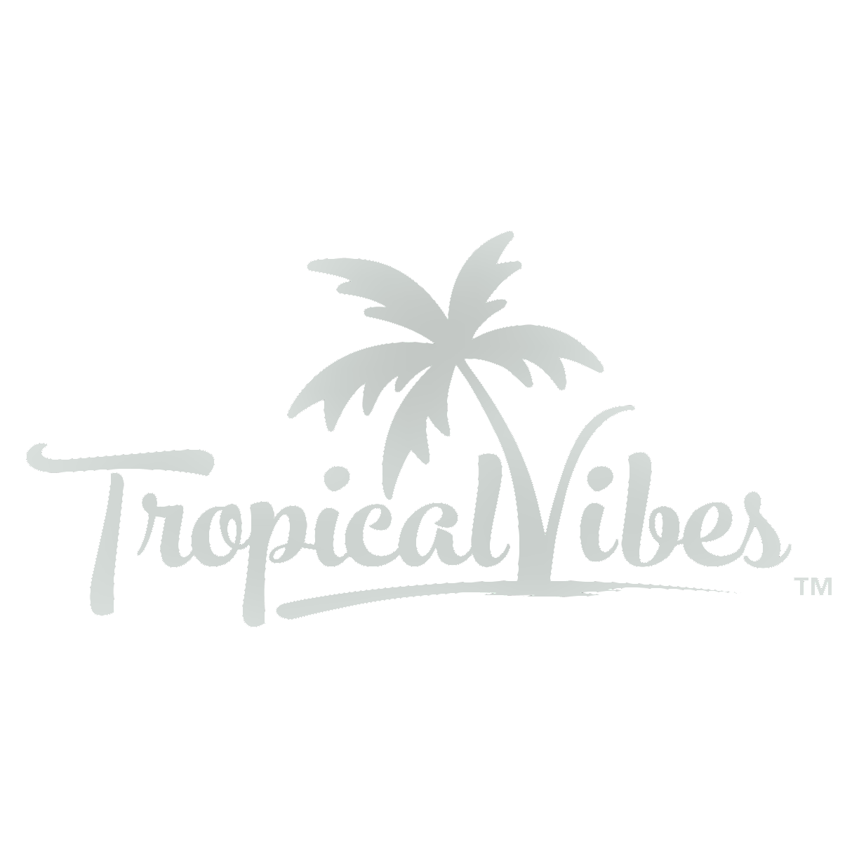 Tropical Vibes 8" Vinyl Decal – Orange, Pink, White, Green