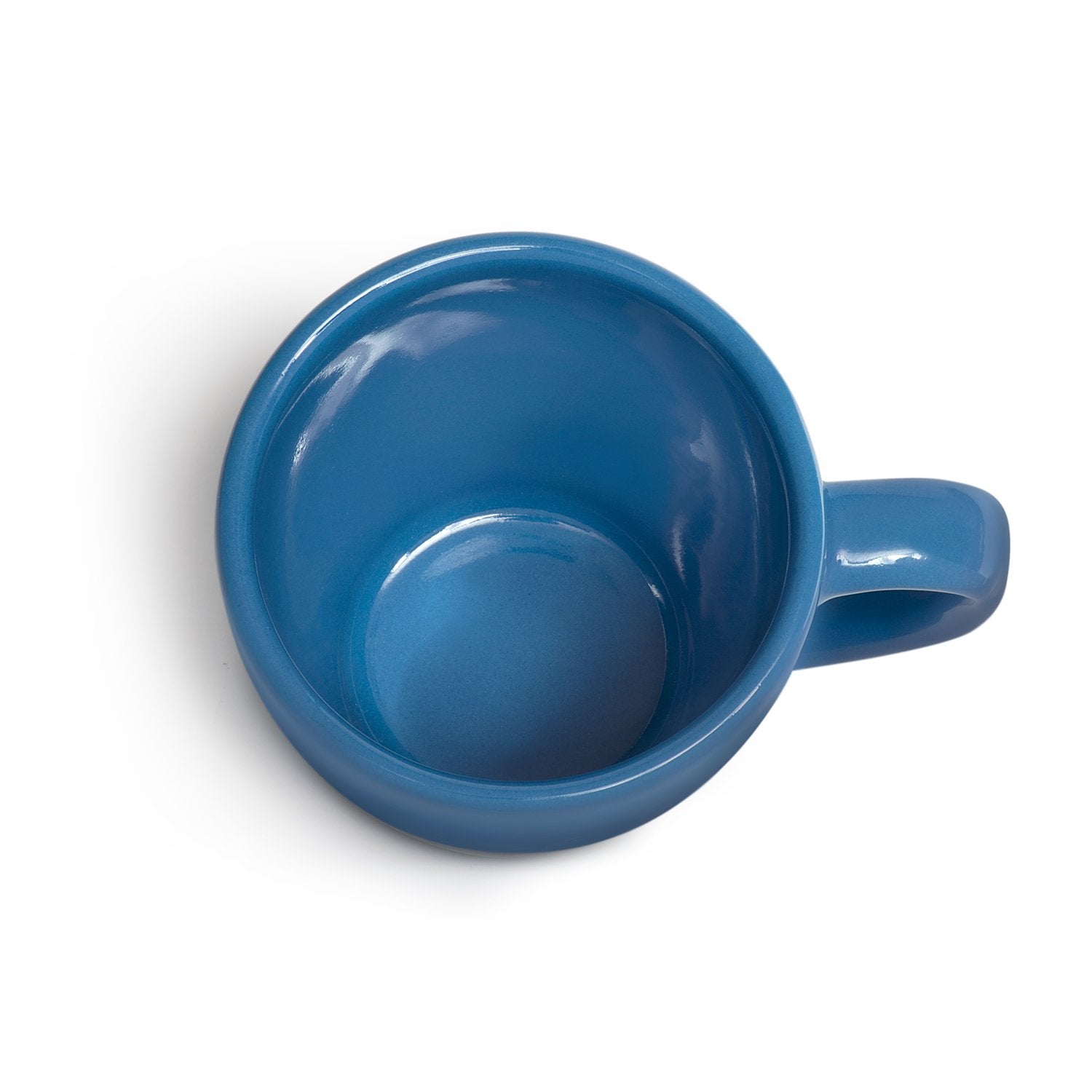 14 oz. USA-Made Ceramic Mug – Tropical Vibes Coastal Blue