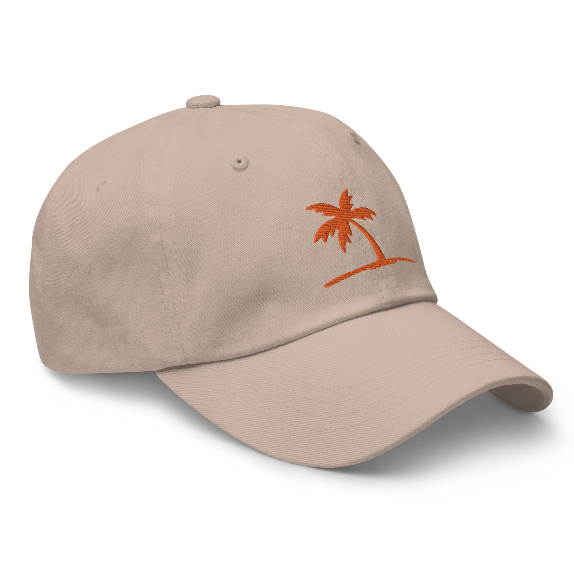 Women’s Baseball Cap – Embroidered Palm Logo (Orange Thread)