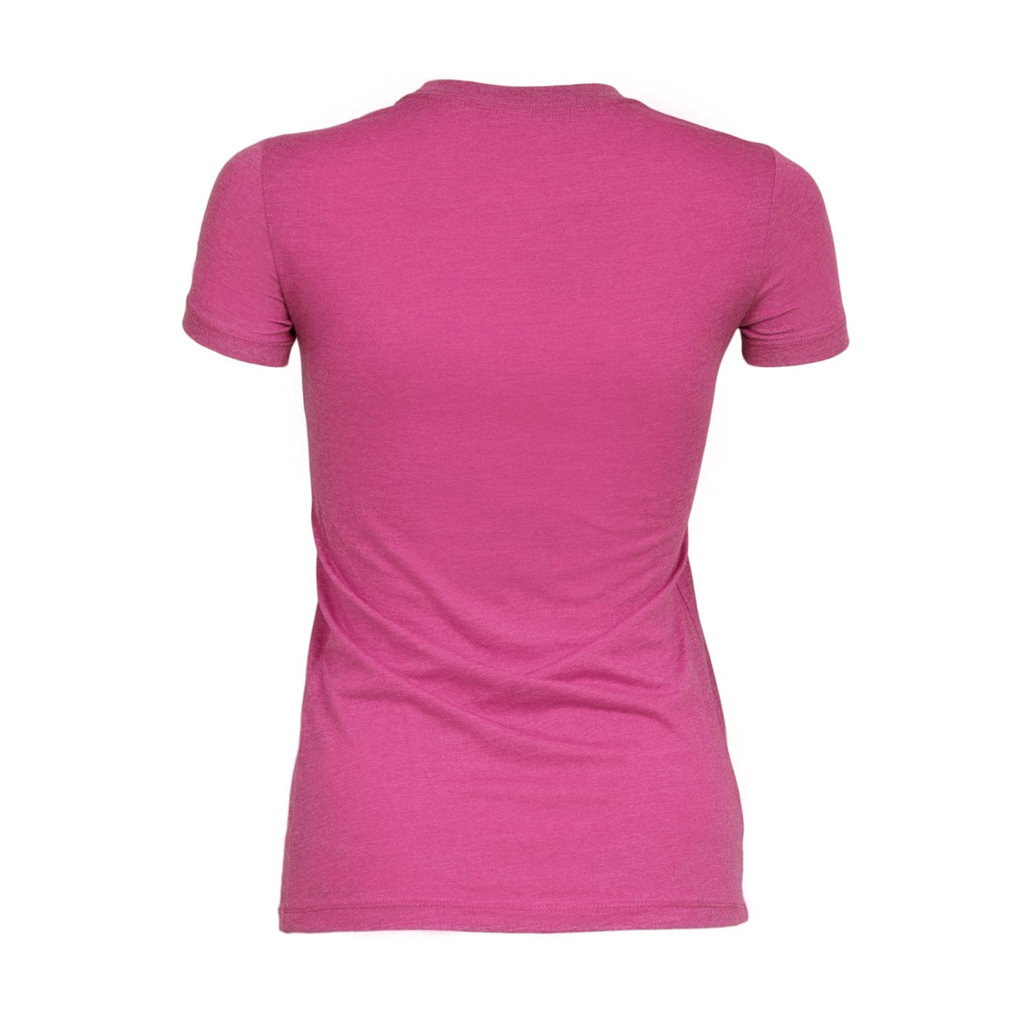 Tropical Graphic Tee for Women – “Think Feel Chill” in Berry, 100% Cotton