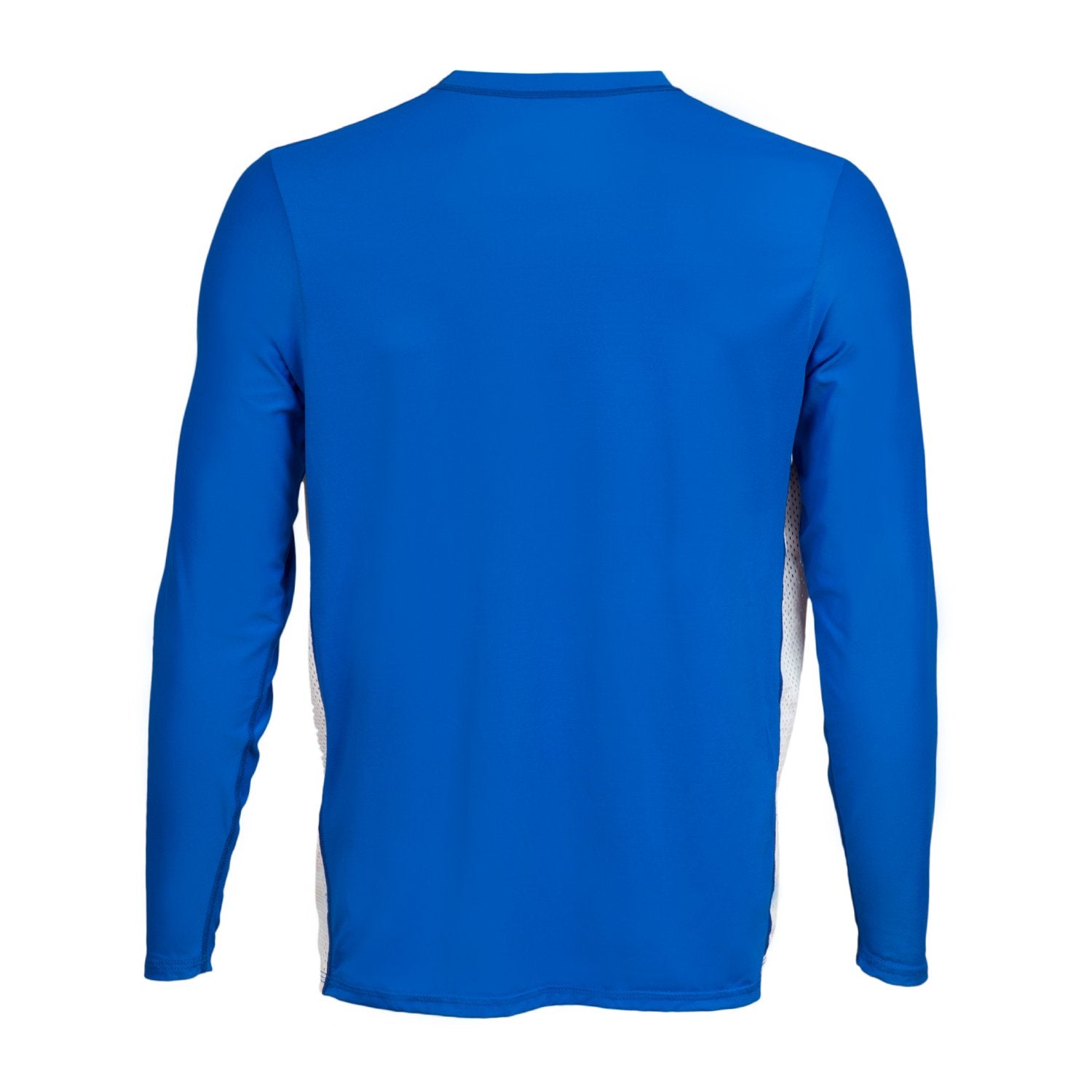 Men’s UPF 50+ Long Sleeve Shirt – Lightweight, Vented, Sun Protection (Blue)